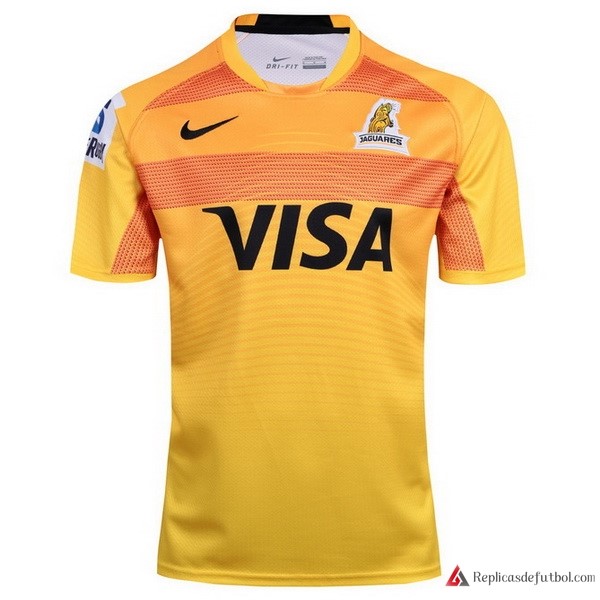 Camiseta Jaguares Primera equipación 2017-2018 Amarillo Rugby